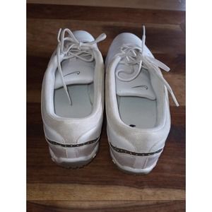 Nike Ace Golf Shoes White/Gray Women's Size 8.5 # 418368-101